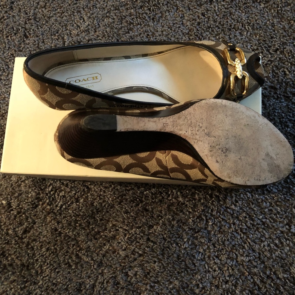Coach Shelby wedge shoes - Picture 3 of 4